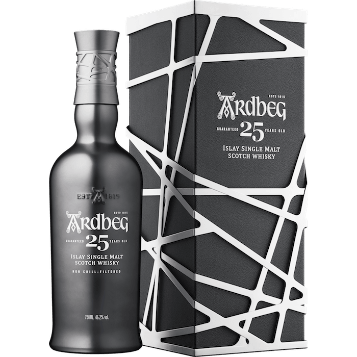 Ardbeg 25 year old single malt scotch whisky