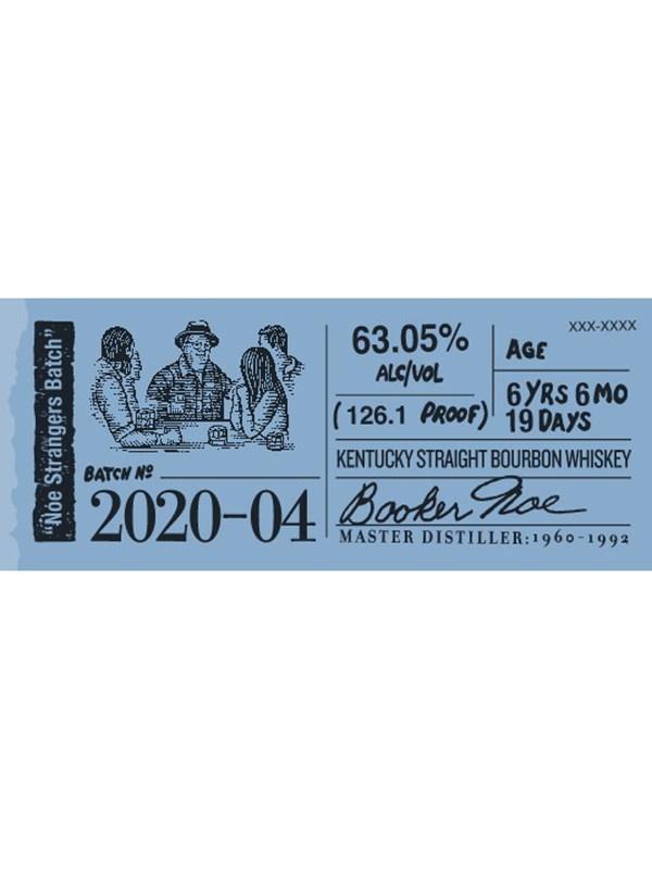 Booker’s "Noe Strangers Batch" Batch 2020-04