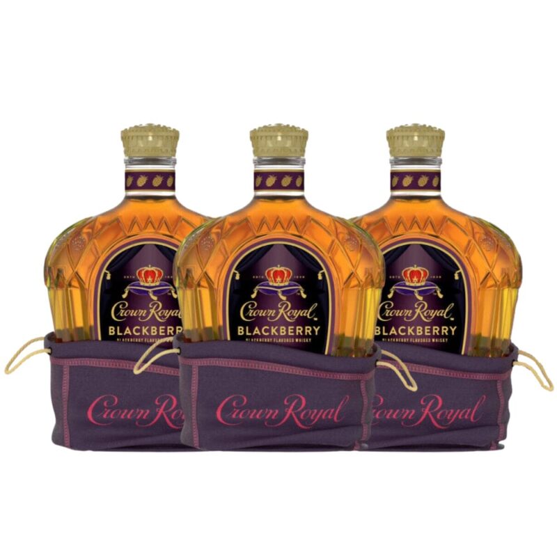 Crown Royal Blackberry Flavored Whisky 3pk