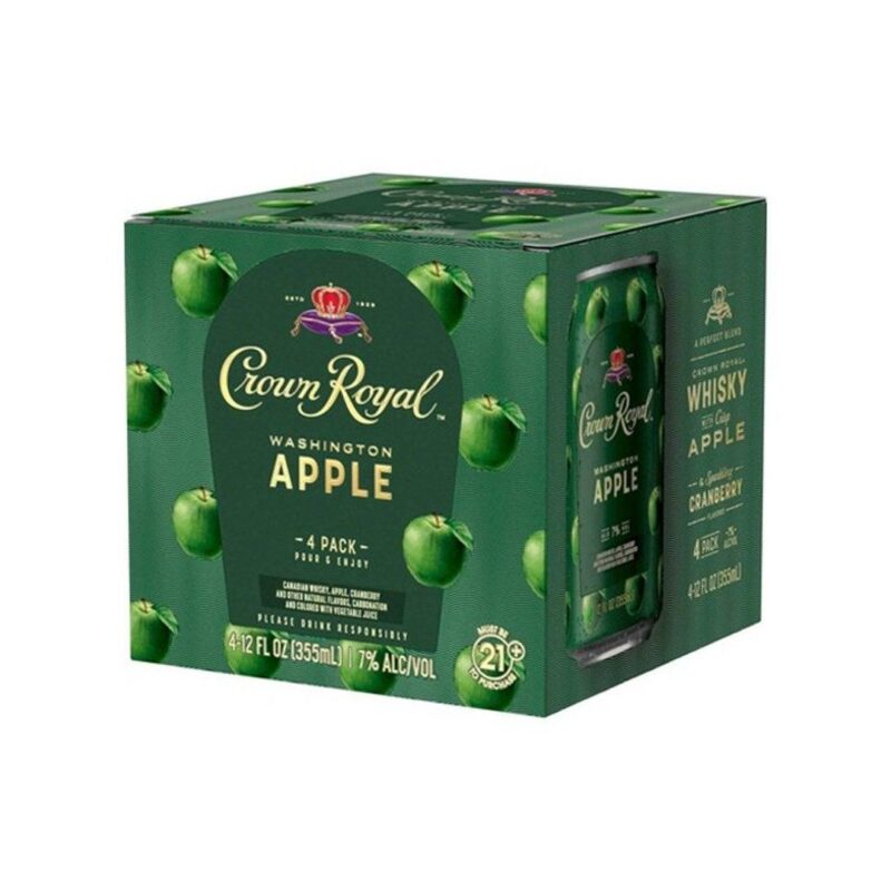 Crown Royal Washington Apple 4pk Cans