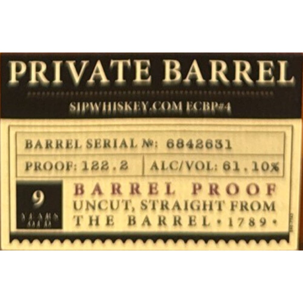 Elijah Craig Single Barrel Barrel Proof Selected by Sip Whiskey - Image 3