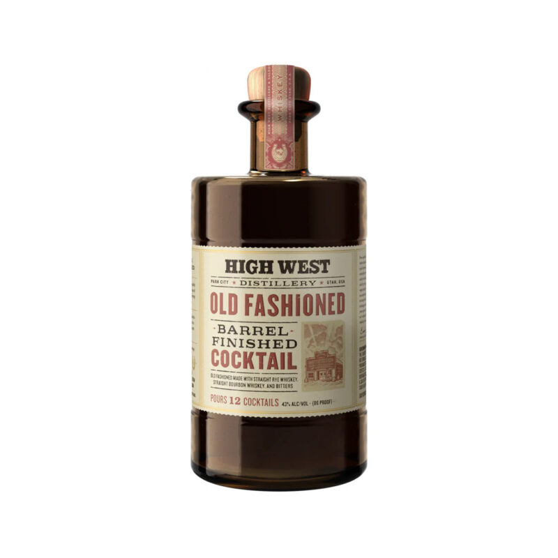 High West Distillery Old Fashioned Barrel Finished Cocktail 375ML