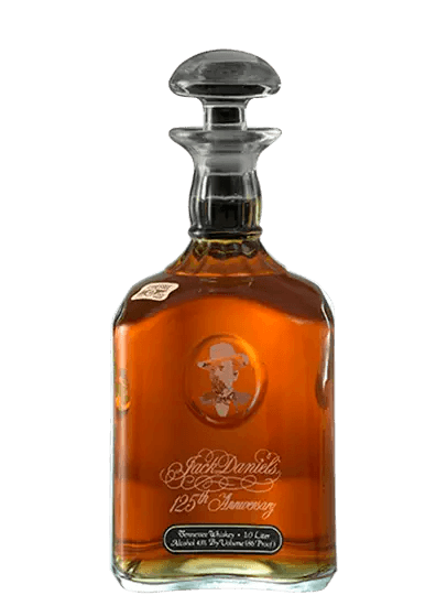 Jack Daniel's 125th Anniversary Signed Bottle By Jimmy Bedford