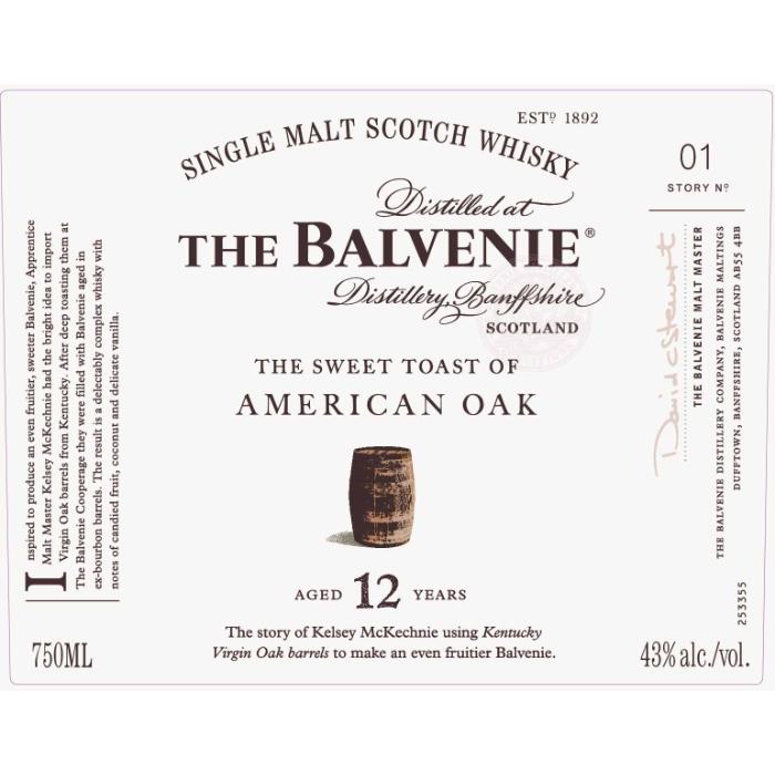 The Balvenie The Sweet Toast Of American Oak 12 Year Old - Image 3