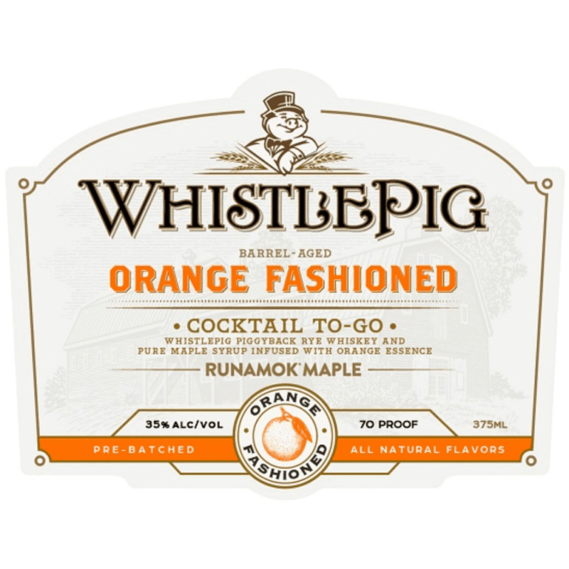 WhistlePig Orange Fashioned Cocktail To-Go