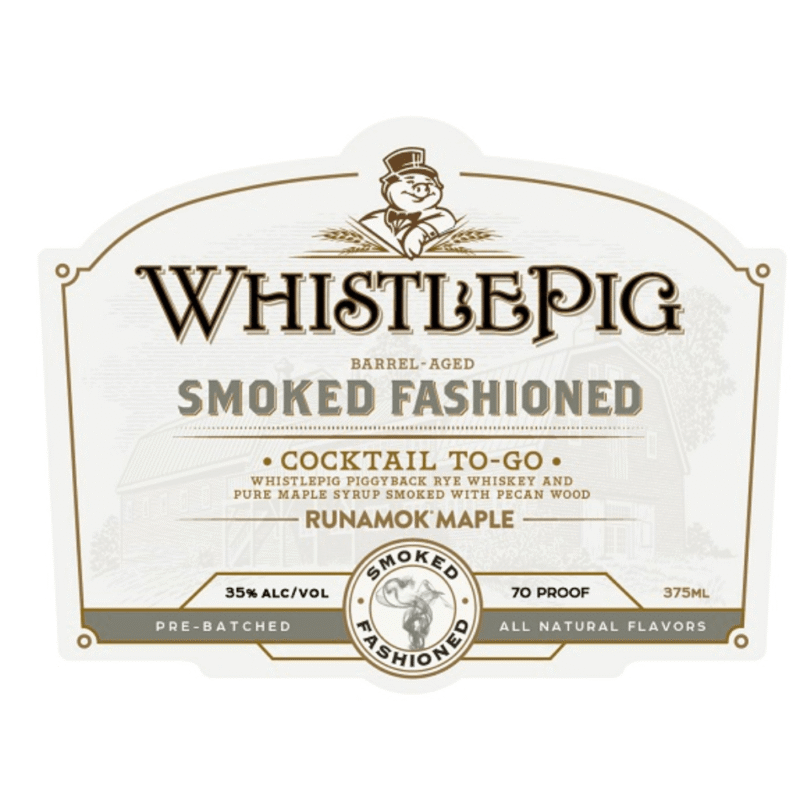 WhistlePig Smoked Fashioned Cocktail To-Go
