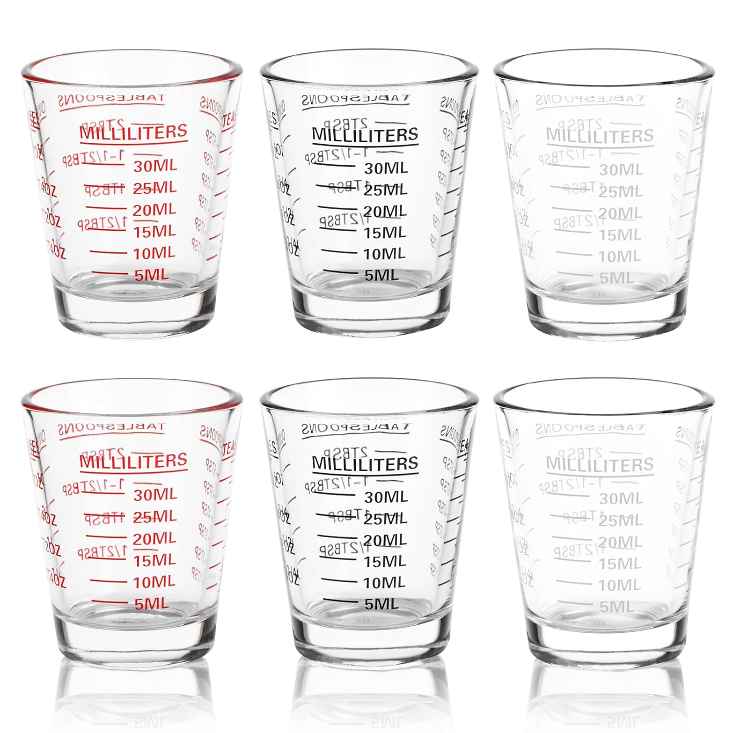 Shot Glasses Measuring Cup Set 2PACK