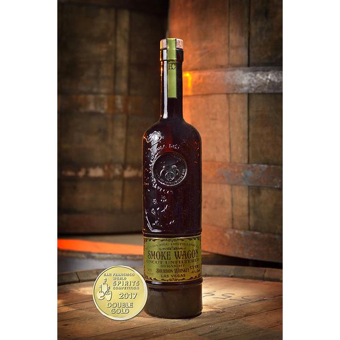Smoke Wagon Uncut Unfiltered Bourbon Whiskey